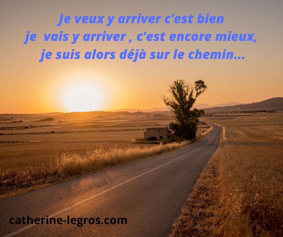 Je veux y arriver c'est bien