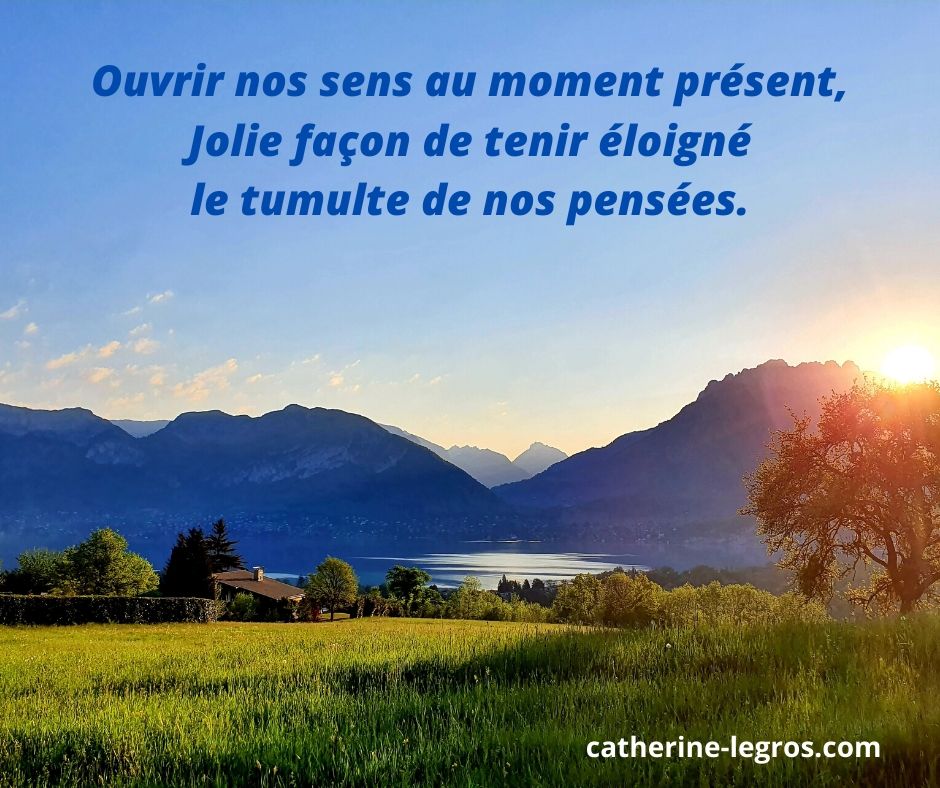 Ouvrir nos sens au moment présent