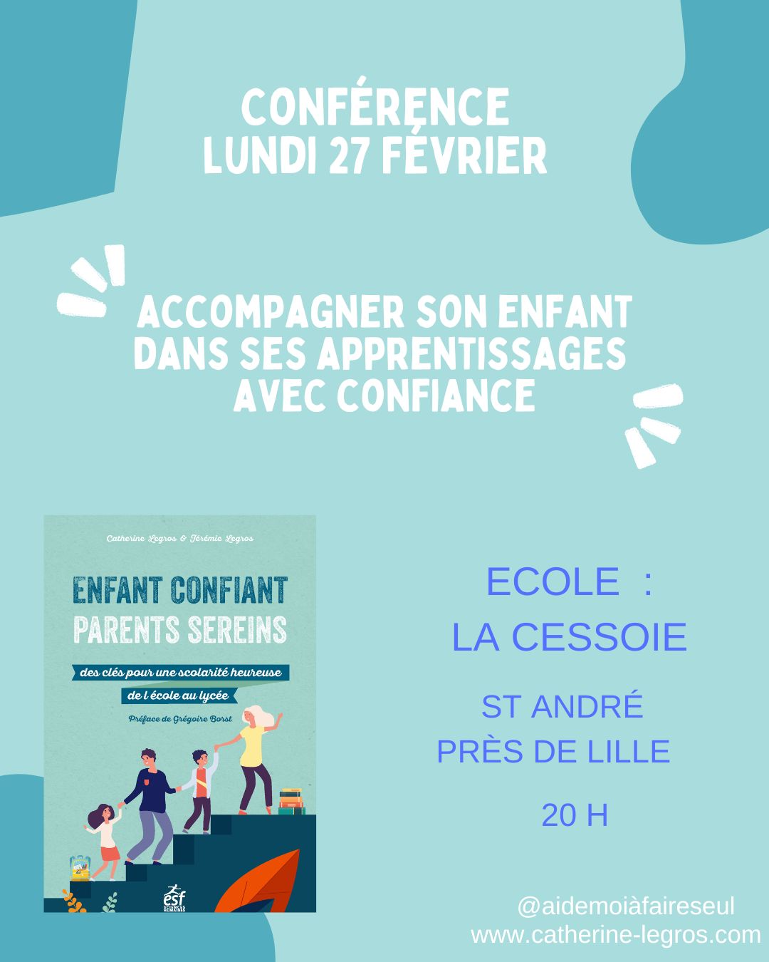 Conférence Catherine Legros à Saint André (59)
