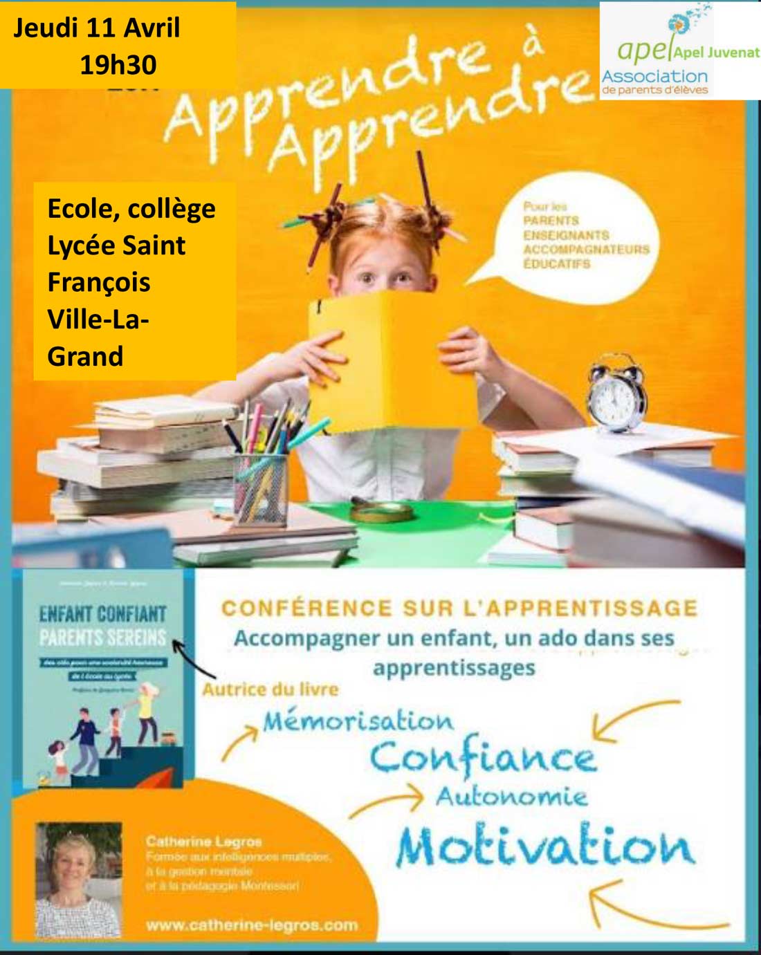 Conférence "Nourir la confiance d'un enfant, d'un adolescent" | Ugine (74)