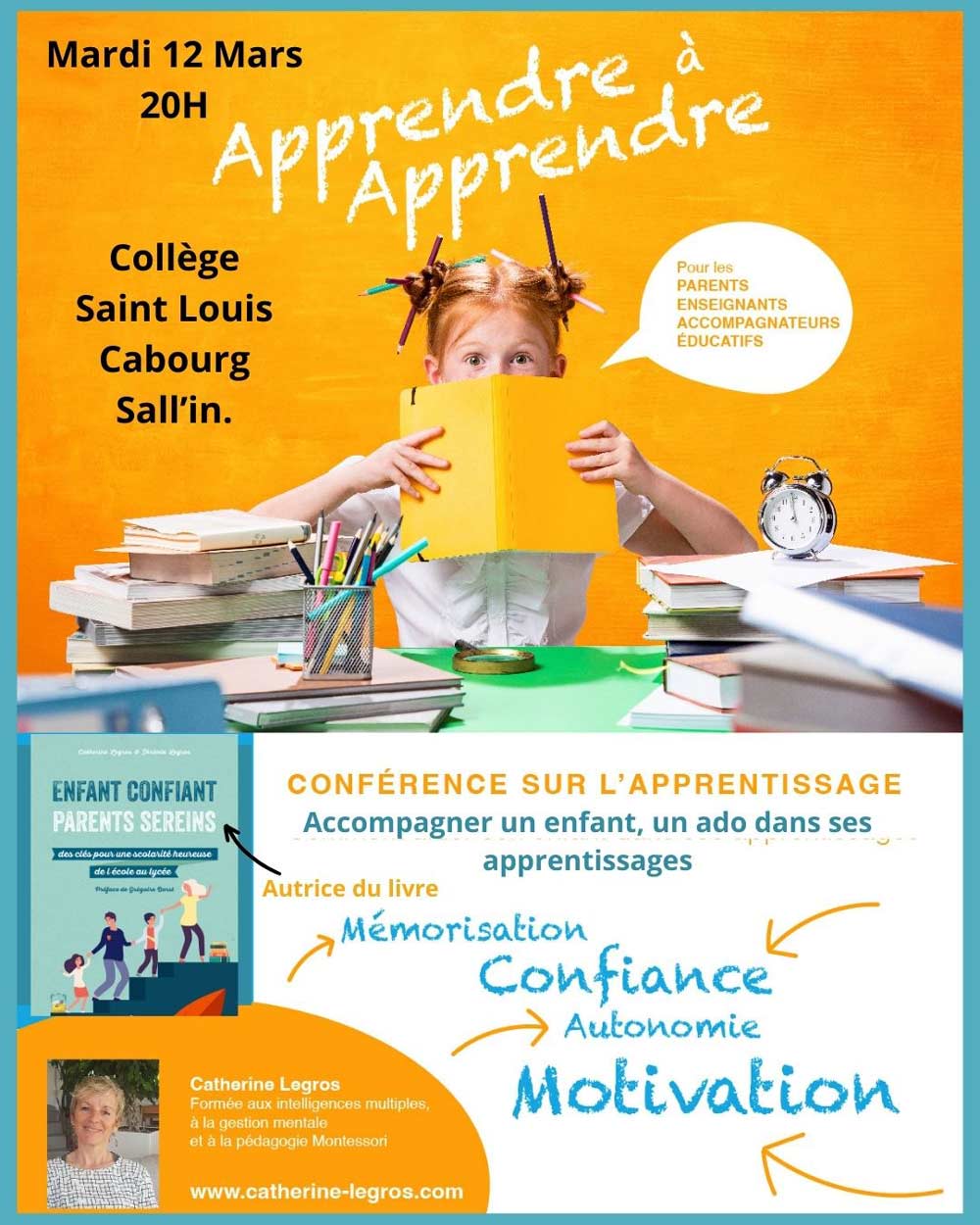 Conférence sur l'apprentissage - apprendre à apprendre | Cabourg (14)