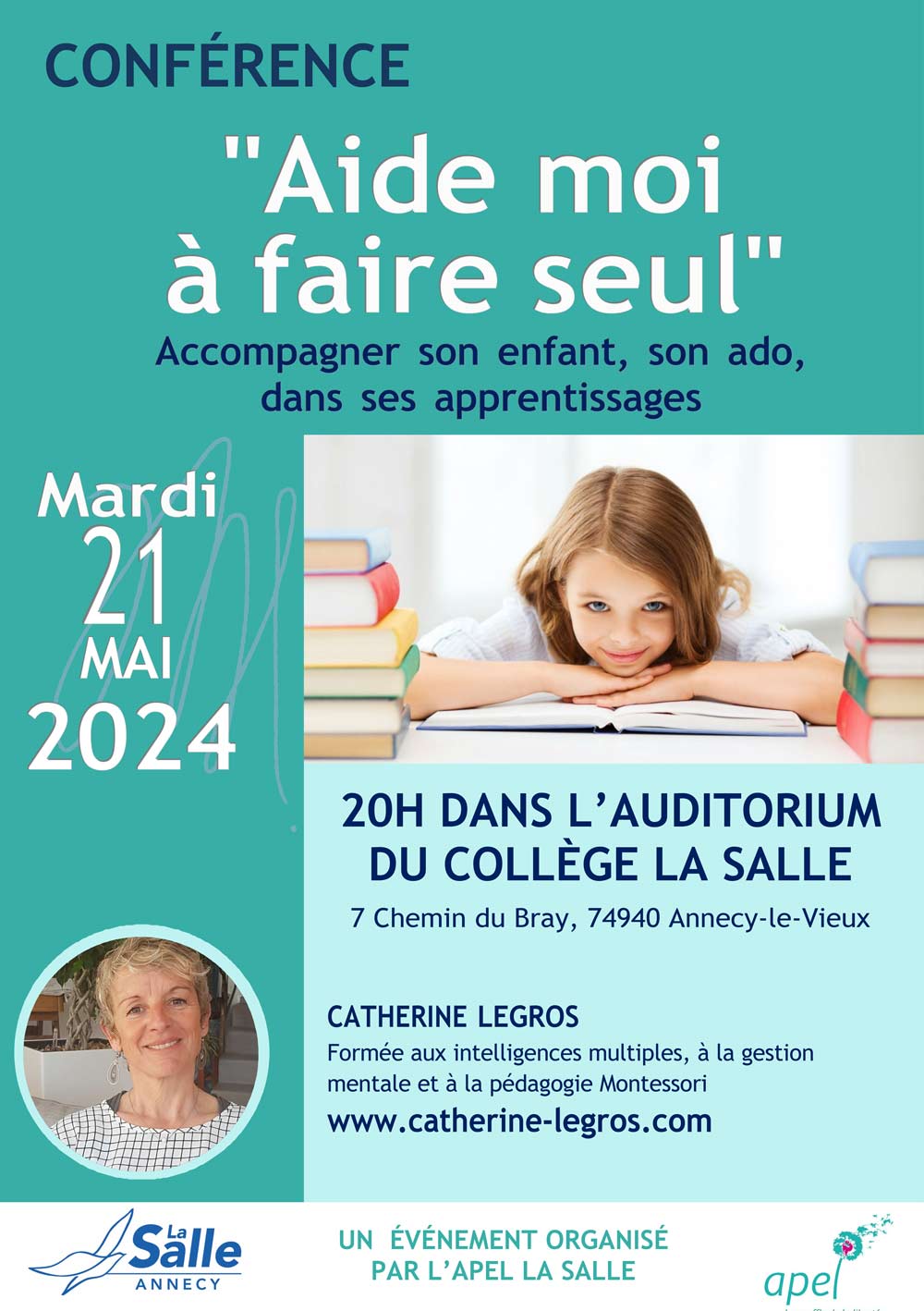 Conférence Accompagner son enfant dans ses apprentissages | Annecy le Vieux