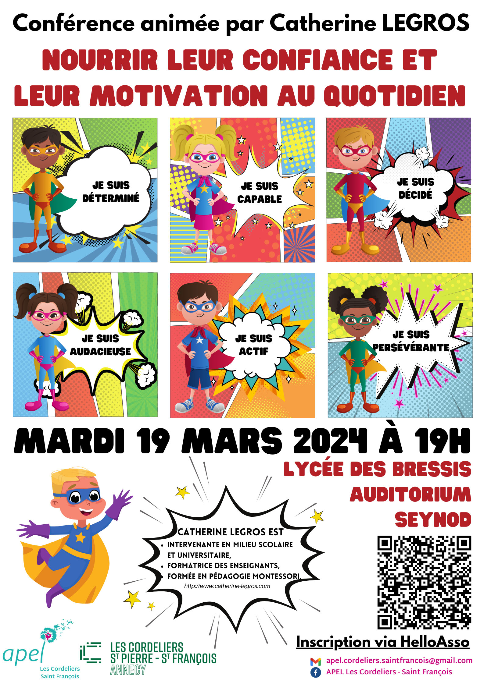 Conférence "Leur motivation au quotidien | Annecy - Seynod (74)