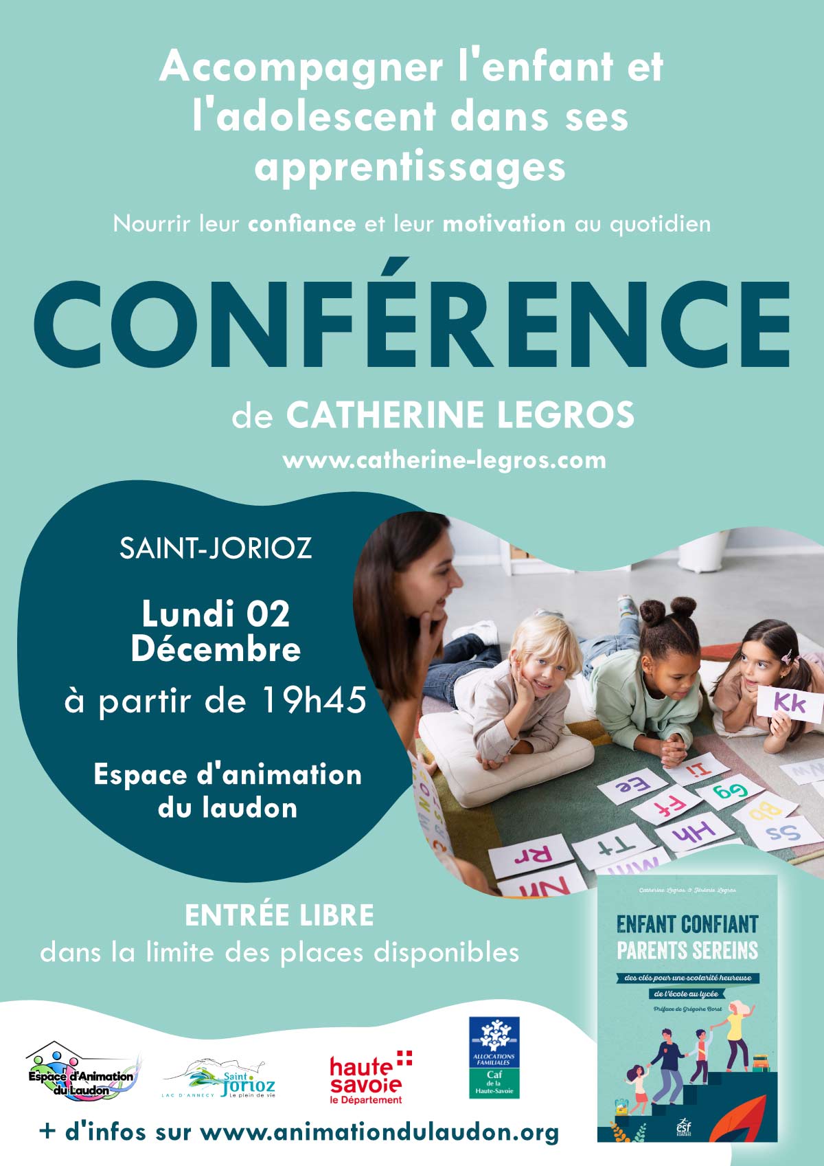 Conférence accompagner l'enfant/ l'adolescent dans ses apprentissages