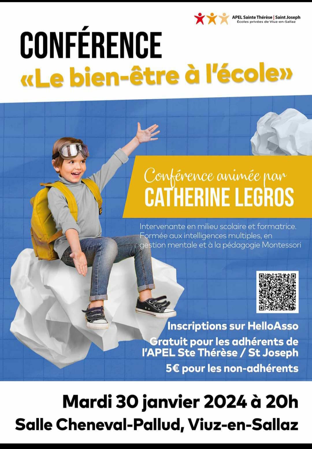 Conférence "Bien être à l'école" | Viuz en Sallaz (74)