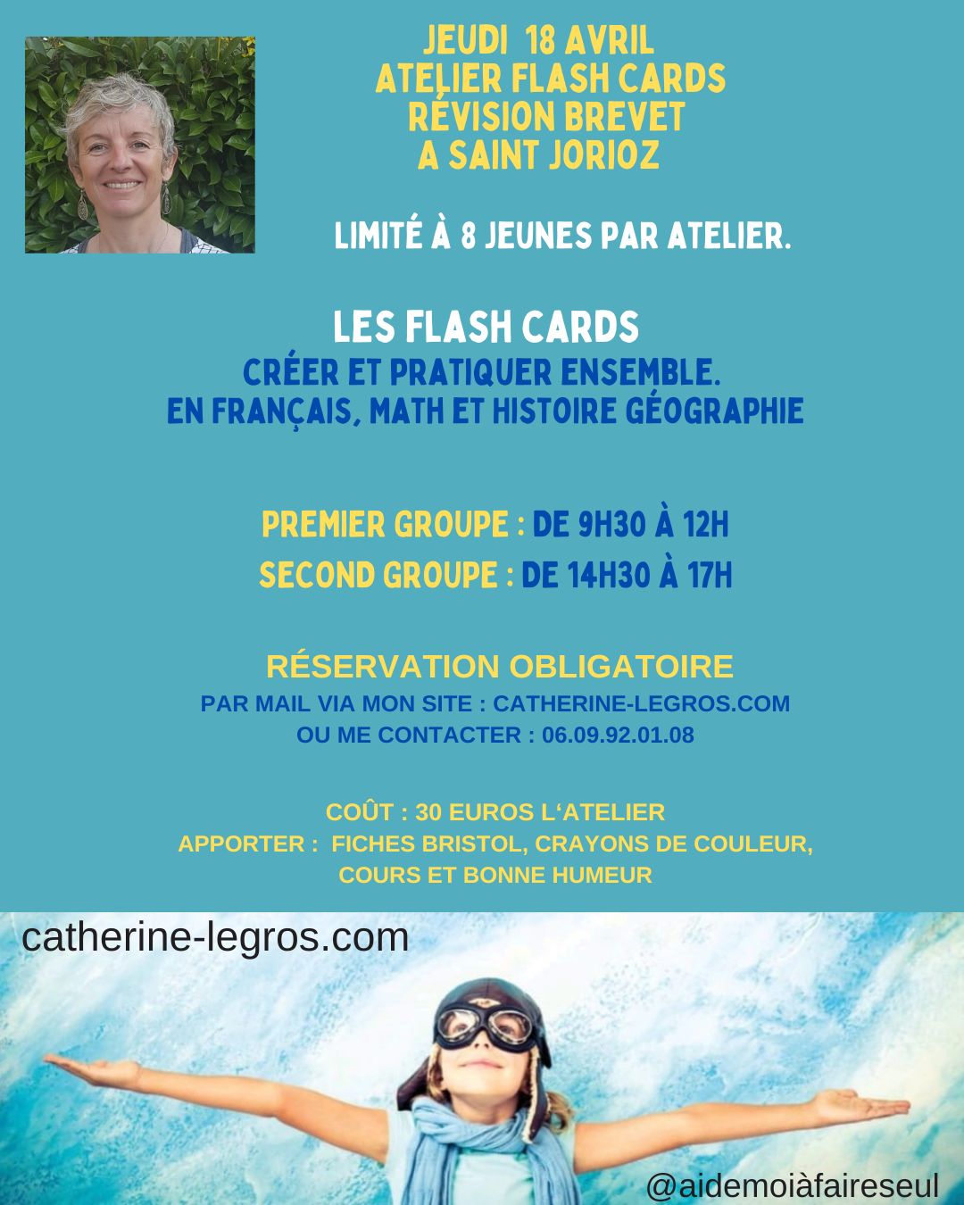 Atelier Flash cards - Révision brevet | Saint Jorioz (74)