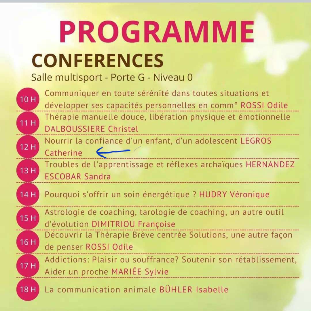 Conférence "Nourir la confiance d'un enfant, d'un adolescent" | Ugine (74)