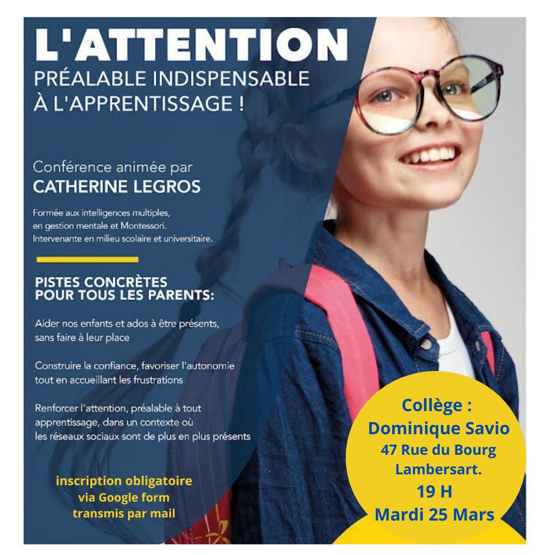 L’attention,  préalable indispensable à l’apprentissage