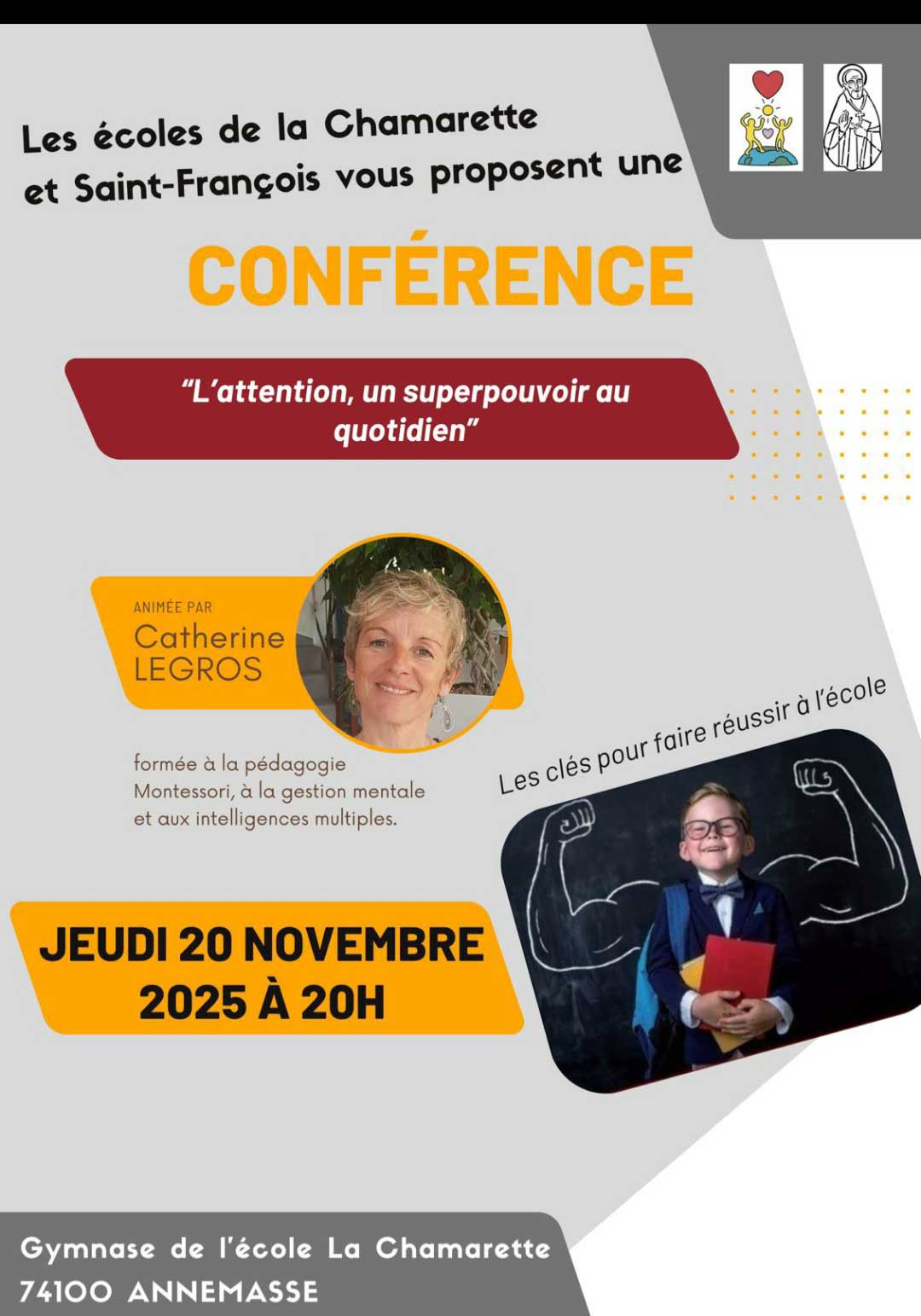 Conférence | L'attention, un super pouvoir le préalable à tout | Annemasse (74)