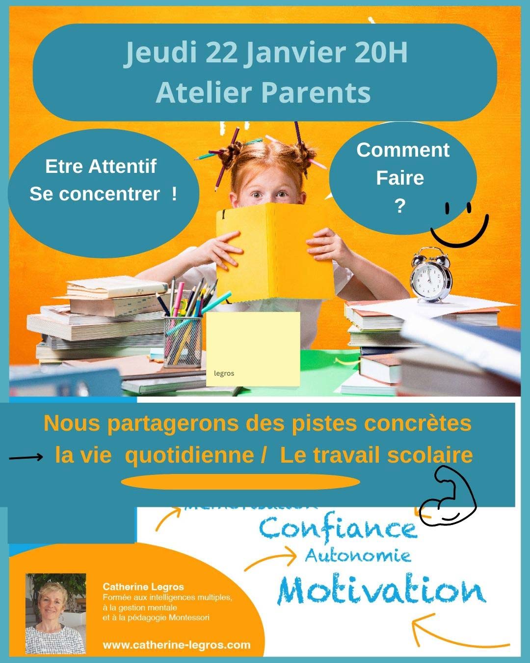 Jeudi 22 janvier  Atelier Parents  L'attention