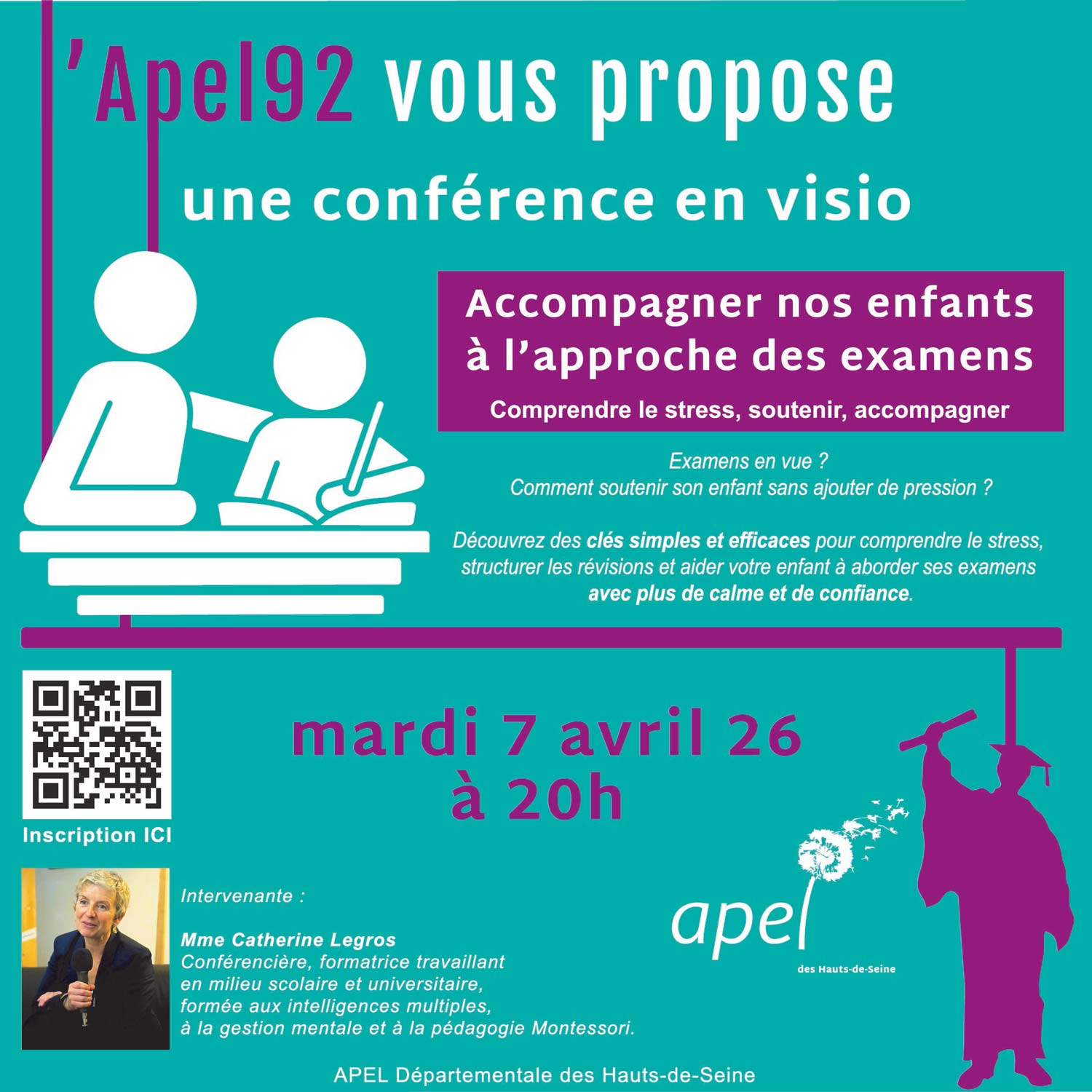 Conférence - Accompagner à l’approche des examens