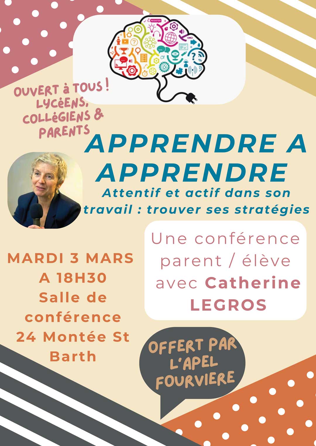 conference Lazaristes aprrendre à apprendre